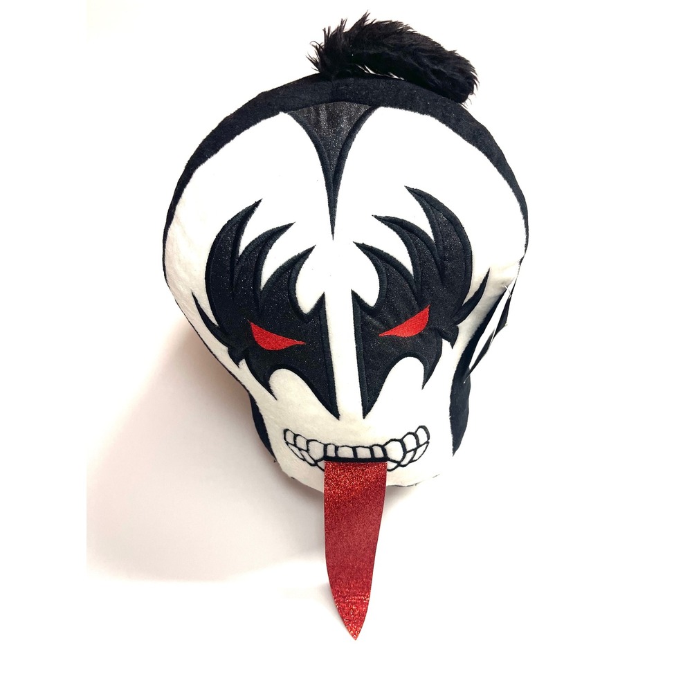 KISS The Demon Gene Simmons Plush Character Head Rock N Roll Memorabilia New
